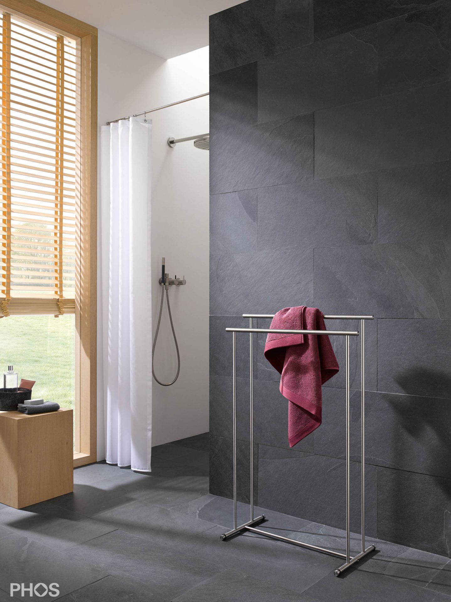 HTB2 Полотенцесушитель с 2 полотенцесушителями PHOS  - Вид №3