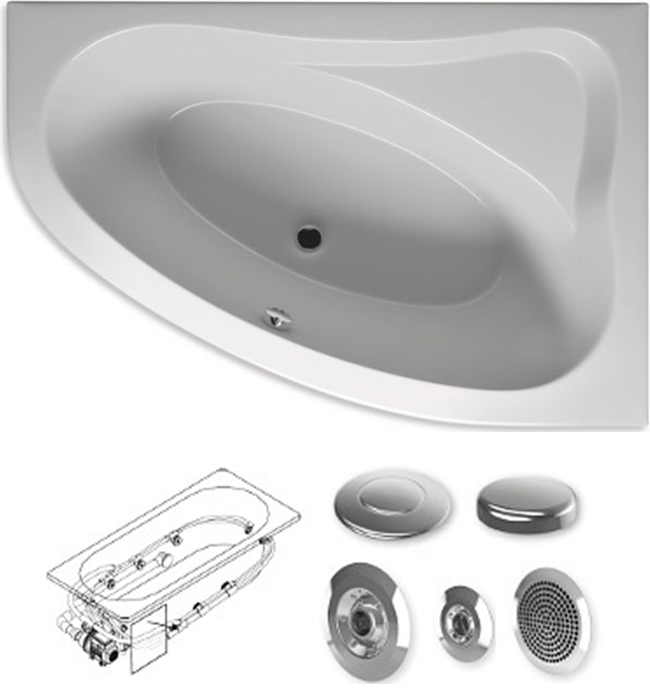 BA6700500000000_hit1 Ванна Riho Lyra Santreyd - Вид №4