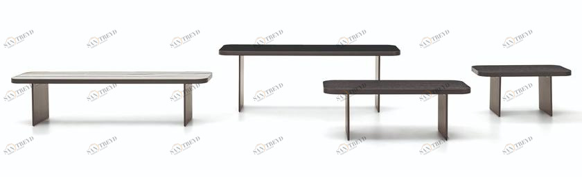 Minotti Консоль / журнальный столик из дерева Clive sun-id-1513059