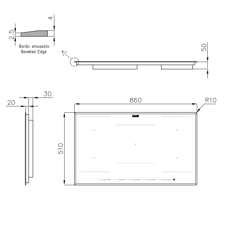 7384645 Варочная панель KE Induction 7384 645 Fosterspa  - Вид №1