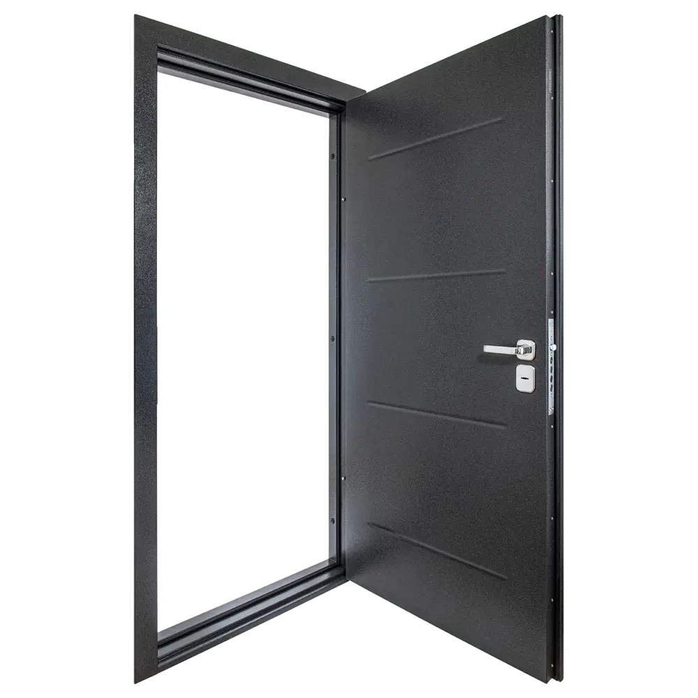 Дверь входная металлическая Порта 88x205 см правая букле графит PORTIKA STLM-2148317 - Вид №5