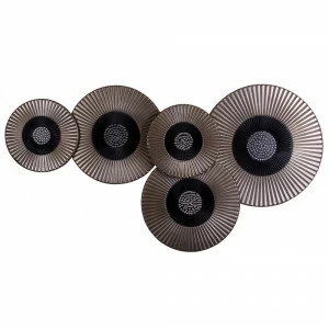 Панно на стену из дерева dimension со стразами сваровски 130*85см. EVENHOME ДИЗАЙНЕРСКИЕ 129705 Коричневый;чёрный;серебряный