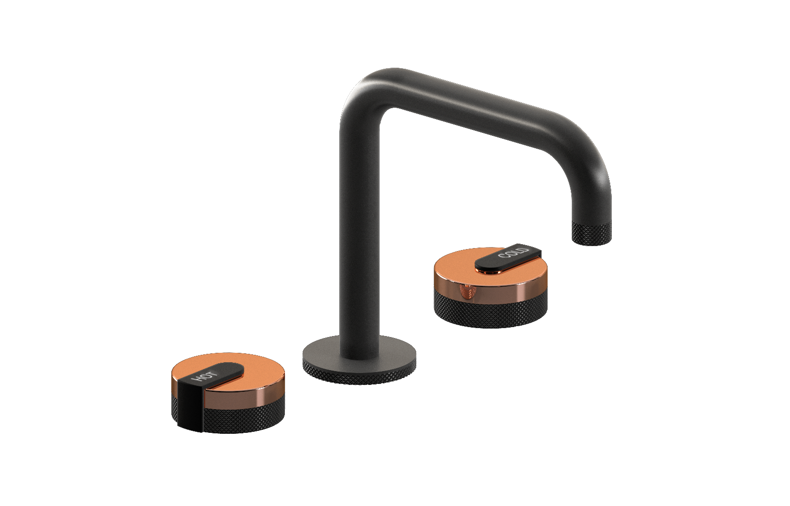 E-11511-R1RG-L1MBK-BK Смеситель для умывальника на 3 отвертия GRAFF MOD+