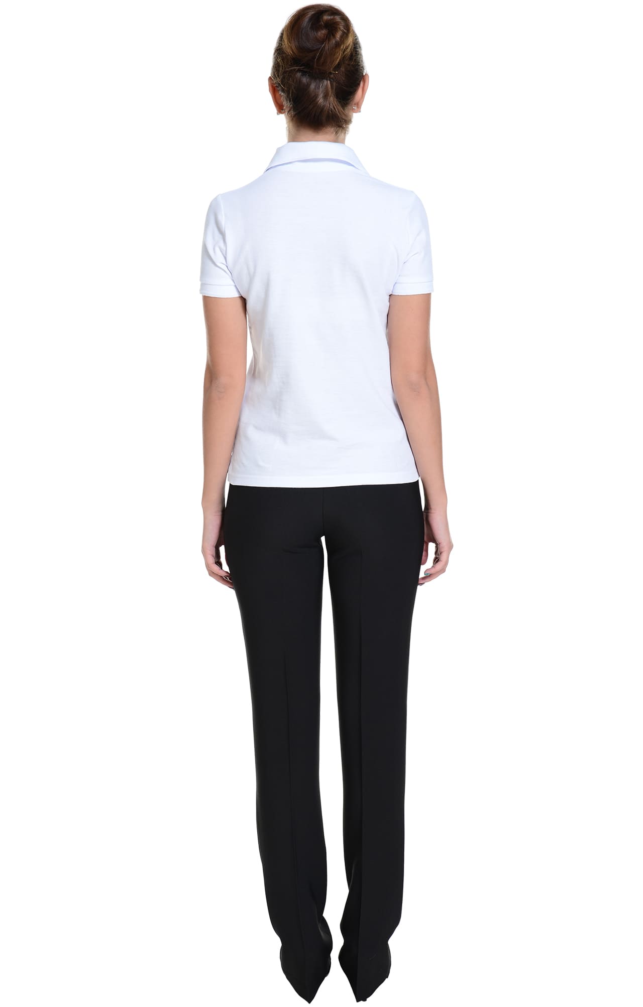 62161 Тенниска-поло женская белая LUXE  Одежда для салонов красоты  размер XS  - Вид №7