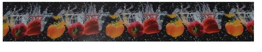 91038403 Декоративная кухонная панель ЮгPlastМаркет Паприка 300x60x0.15 см АБС-пластик цвет разноцветный STLM-0452547