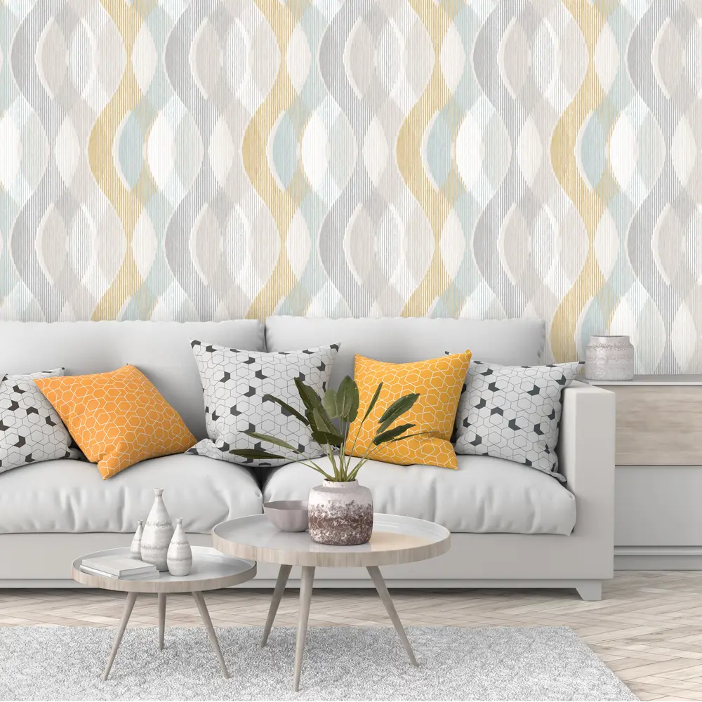 Обои флизелиновые Grandecolife Perspective серые 0.53 м 3701 STLM-2156441 - Вид №2