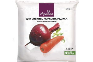 16759621 Удобрение для свеклы, моркови, редиса Агровита 100 г НА80 НОВ-АГРО