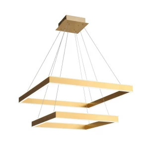 Люстра светодиодная подвесная золото ST Luce Piazza SL945.203.02 ST LUCE ДИЗАЙНЕРСКИЕ, PIAZZA 00-3834530 Белый;золото