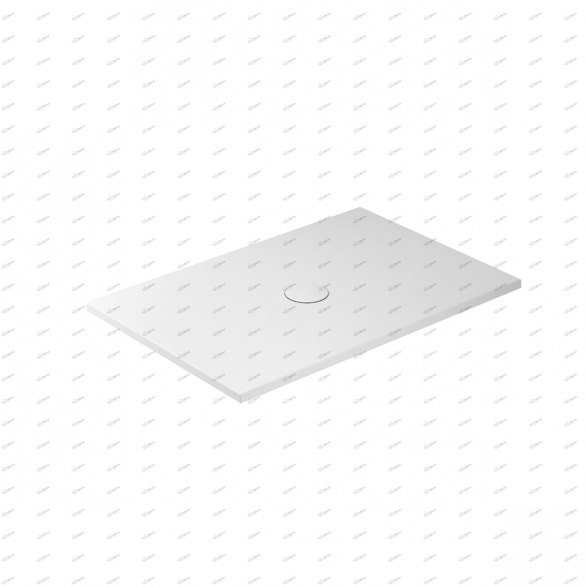 Поддон керамический 120x80 Белый  1051MT GALASSIA Shower Trays