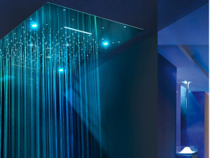 Светодиодная насадка для душа из нержавеющей стали с хромотерапией