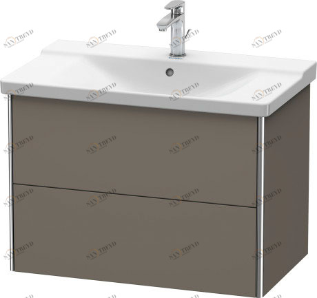 XS418109090 Тумбочка подвесная XSquare #XS4181 810 x 473 мм Фланелево-серый шелковисто-матовый лак Duravit