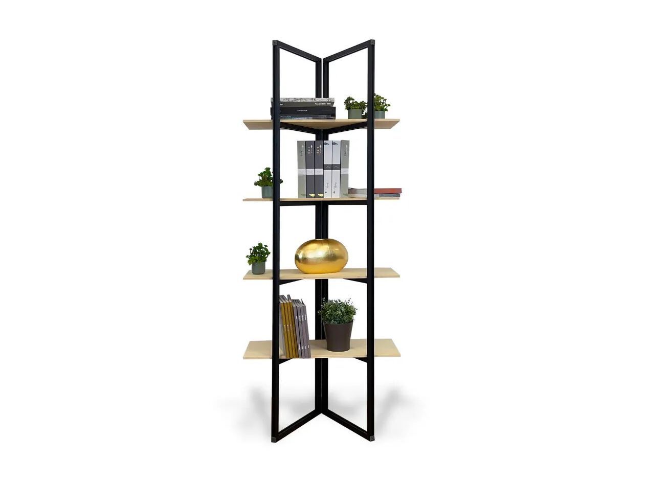 Самонесущая настенная Книжная полка из алюминия и дерева STUDIO T Ecodesign ARCH-00090930 - Вид №7