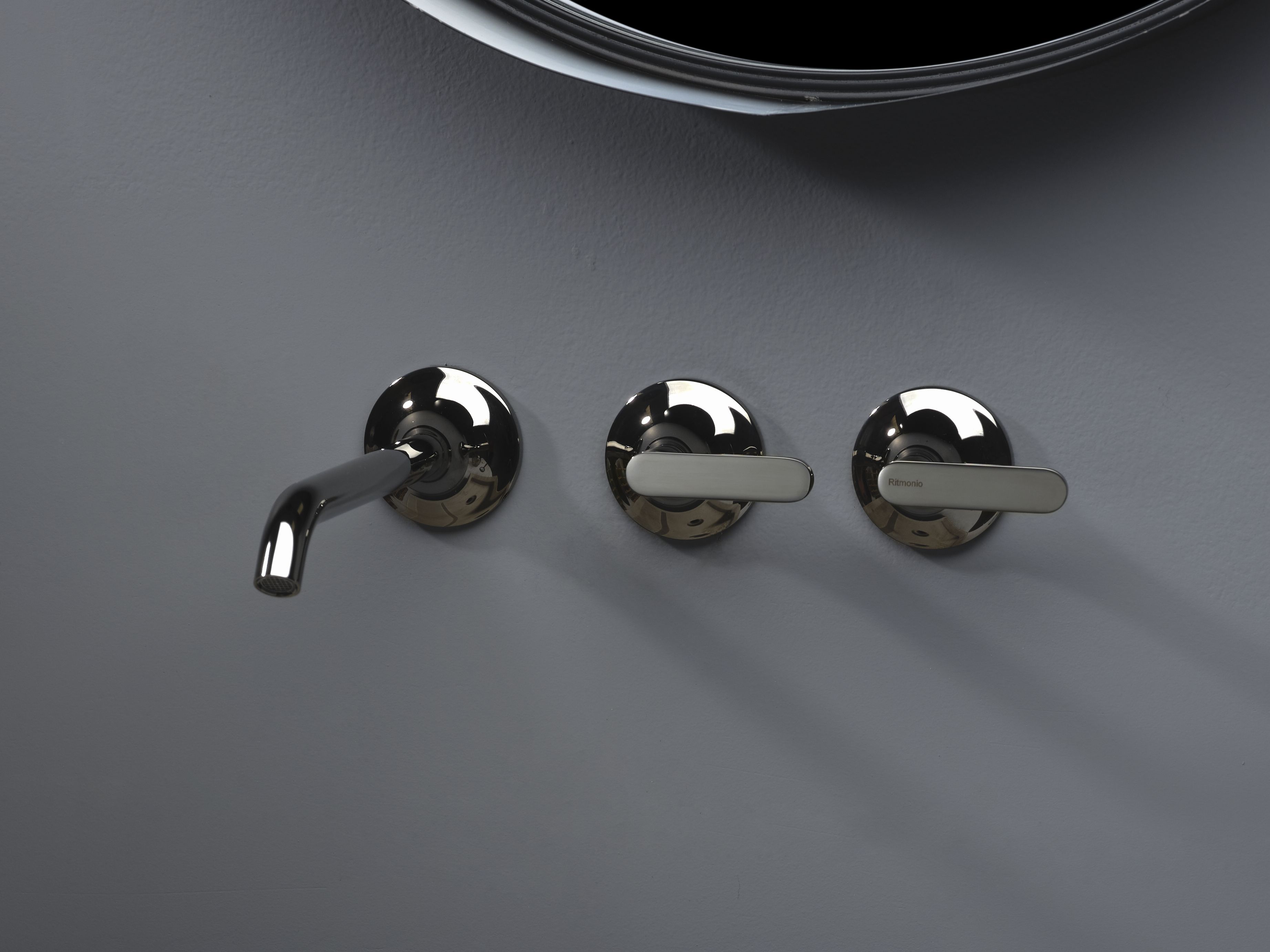 Настенный смеситель для раковины с 3 отверстиями Ritmonio Diametro35 Elegance ARCH-00036879 - Вид №1