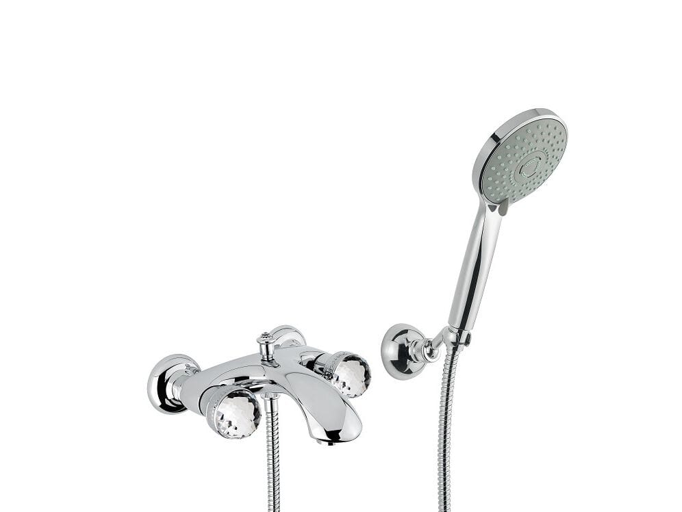 Хромированный латунный настенный смеситель для ванны Bugnatese Axo ARCH-00127324 - Вид №1