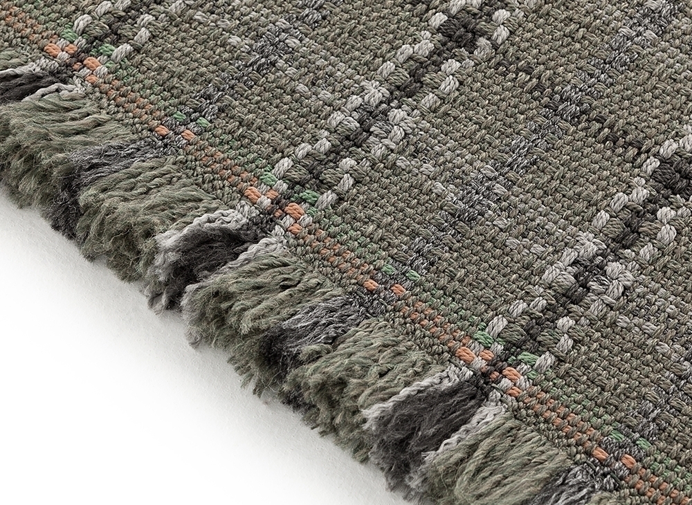 100030 Ковер GL Tartan green 180x240 см GAN Garden Layers