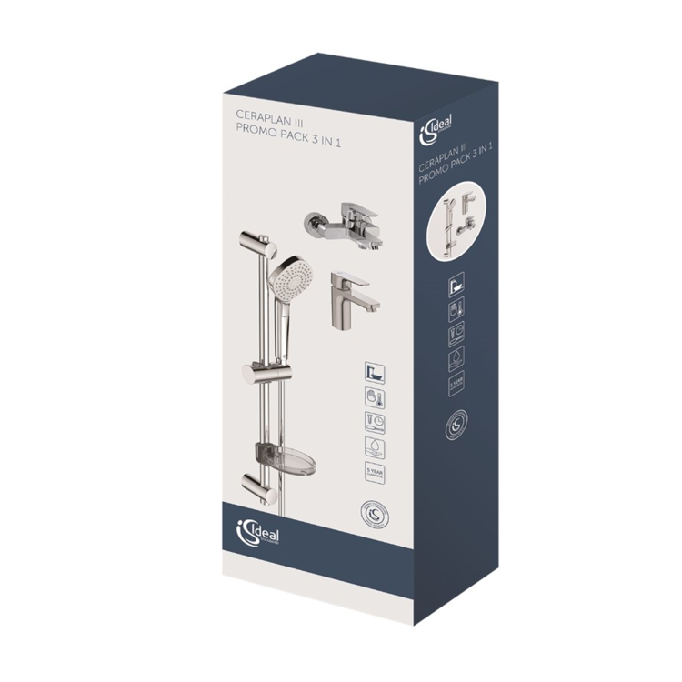 BD005AA Душевой комплект Ideal Standard CERAPLAN III 