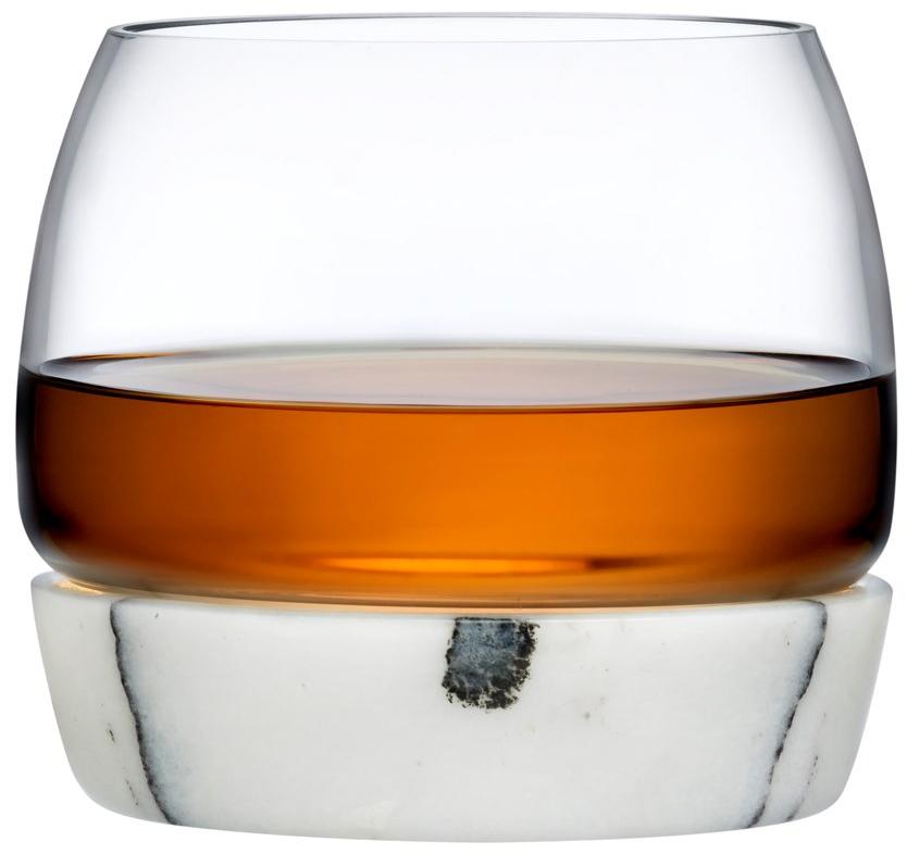 NUDE Хрустальный бокал для виски на мраморной основе Chill sun-id-1491020 - Вид №1