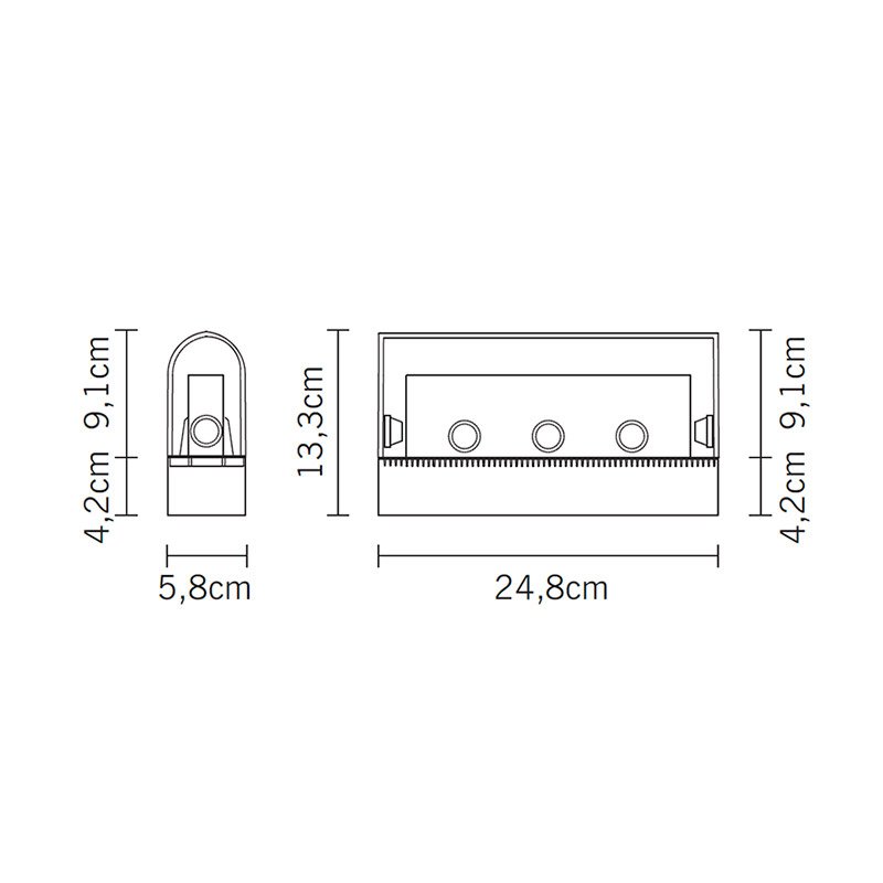Светильник настенно-потолочный серебристый Fabbian D89G0360 FABBIAN  00-3882580 Серебро  - Вид №4