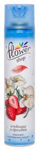 90836569 Освежитель воздуха Flower shop Клубника и Орхидея 300 мл STLM-0405619 ФЛАУЭР ШОП