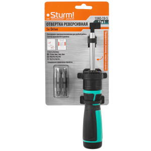 Отвертка с насадками/битами Sturm! 1040-19-5 9060524