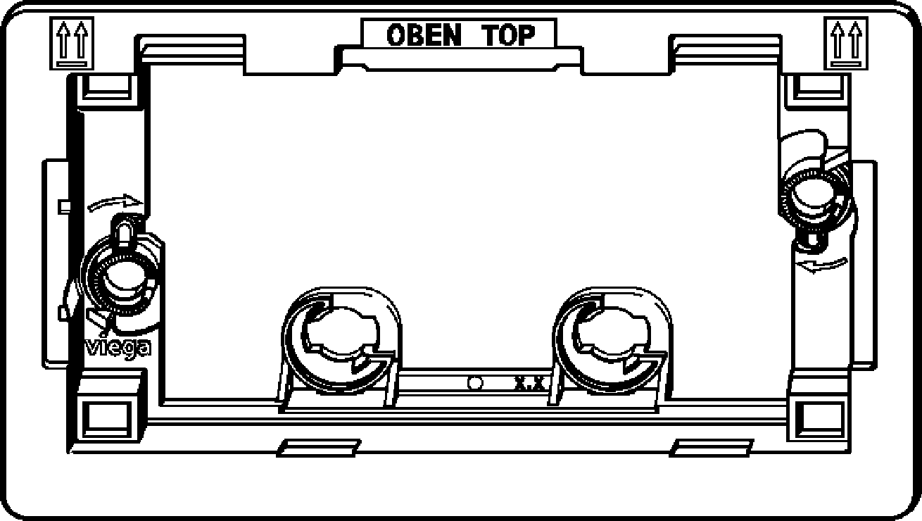 Viega Установочная рамка для унитаза 8580.51 (789268) 789 268 - Вид №1