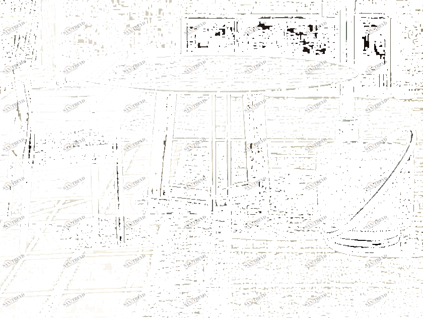 Porada Круглый стол из мрамора калакатта Twenty sun-id-1437141