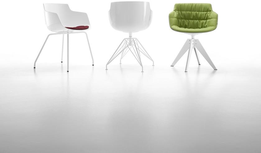 MDF Italia Мягкое кресло из поликарбоната с подлокотниками Flow sun-id-1384415 - Вид №2