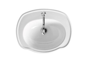 Керамическая раковина с утопленным верхом