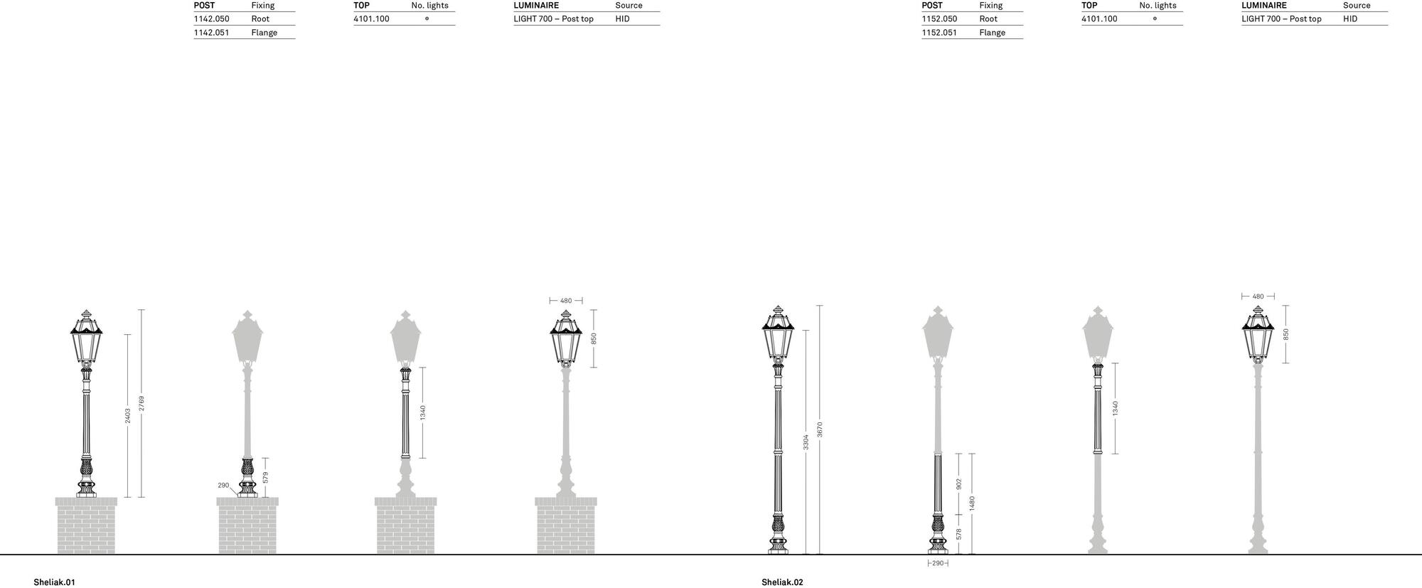 Neri Фонарь уличный фонарь Sheliak sun-id-1507665 - Вид №7