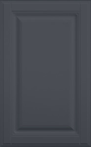 Фасады для кухни Кантри Фрезеровка «Прямоугольник Фолк» 201 Графитовый
