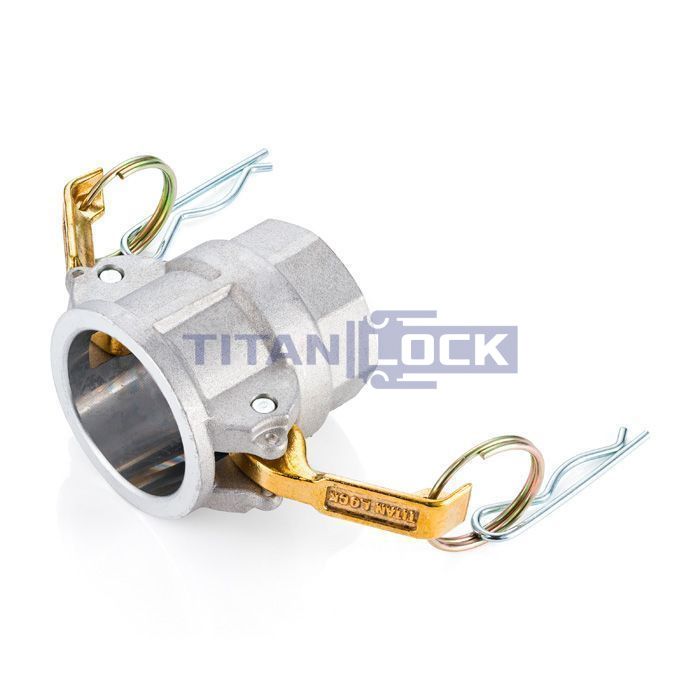 Камлок алюминиевый тип D розетка, внутр. резьба BSP 2", TL200DAL TITAN LOCK  - Вид №3