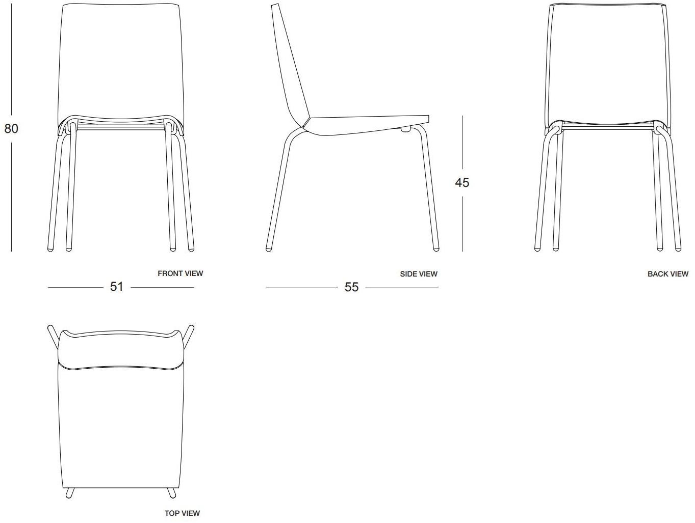 Plank Стул из фанеры Millefoglie sun-id-1376785 - Вид №4