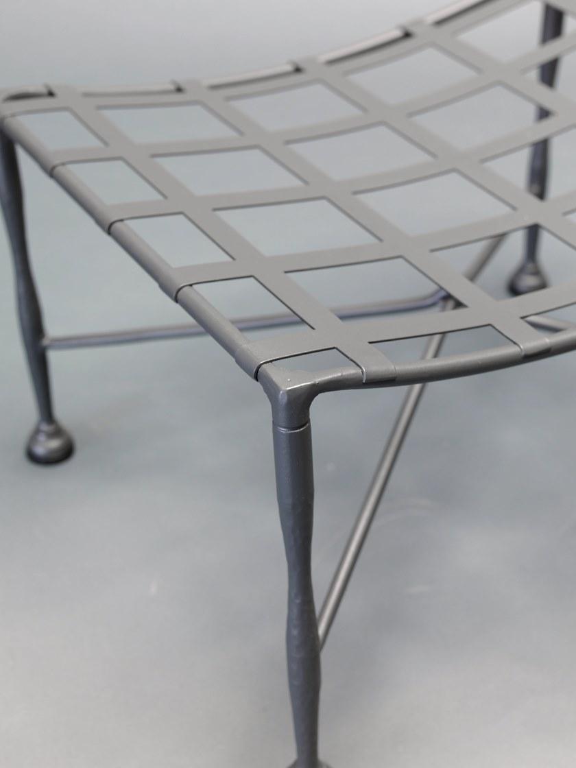 OFFICINACIANI Прямоугольная железная подставка для ног для сада Intreccio Gf4004po  - Вид №1