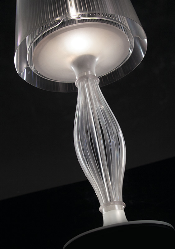 Настольная лампа Liza Prisma от Slamp SLAMP КЛАССИЧЕСКИЕ 244887 Прозрачный;серебро  - Вид №3