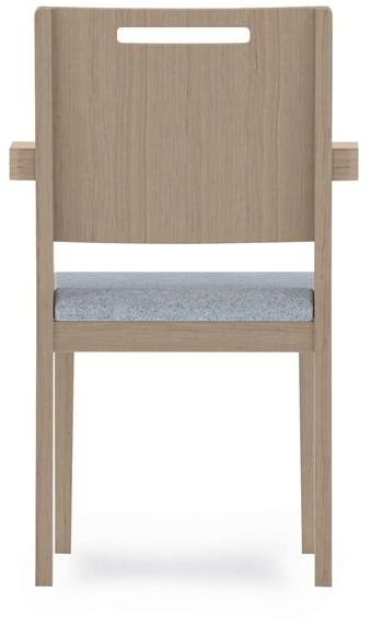 PIAVAL Штабелируемый тканевый стул с подлокотниками Swing | health & care 32-11/t3 - Вид №3