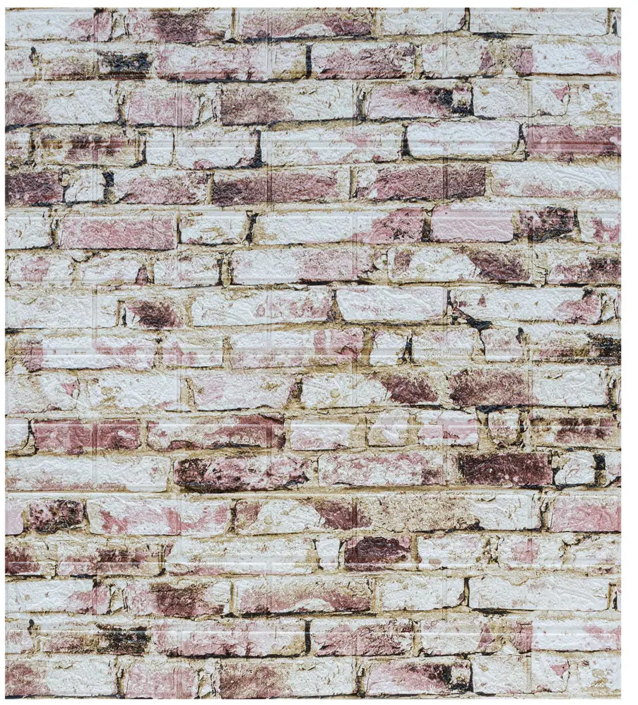 91522193 Панель ПВХ Grace Кирпич античный 770x700мм 0.54м² STLM-1014405