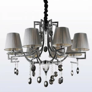 Подвесная люстра Crystal Lux Best SP8 CRYSTAL LUX ДИЗАЙНЕРСКИЕ, BEST 056880 Серебро