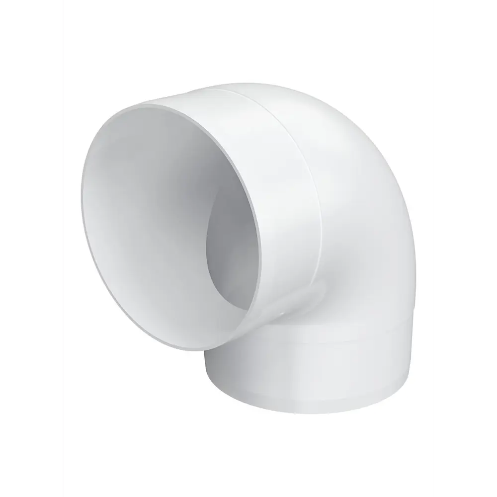 Колено круглое Fonet D100 мм 90 градусов пластик STLM-2117301