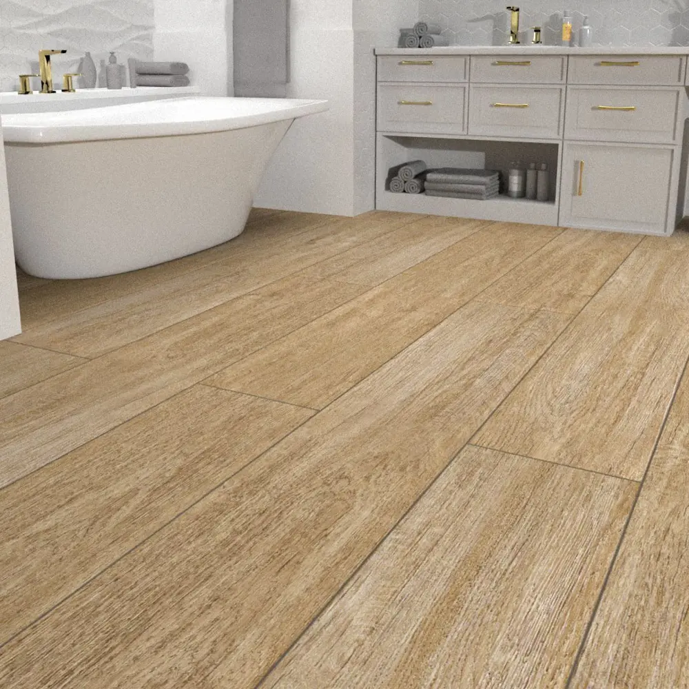 KREAFORTA SPC плитка Дуб Пяльма - влагостойкое напольное покрытие 89395119 STLM-1571485