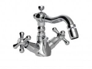 09522 / AE Смеситель для биде с одним отверстием, поворотным изливом и сливным клапаном 1,1 / 4 ”. Bongio Axel