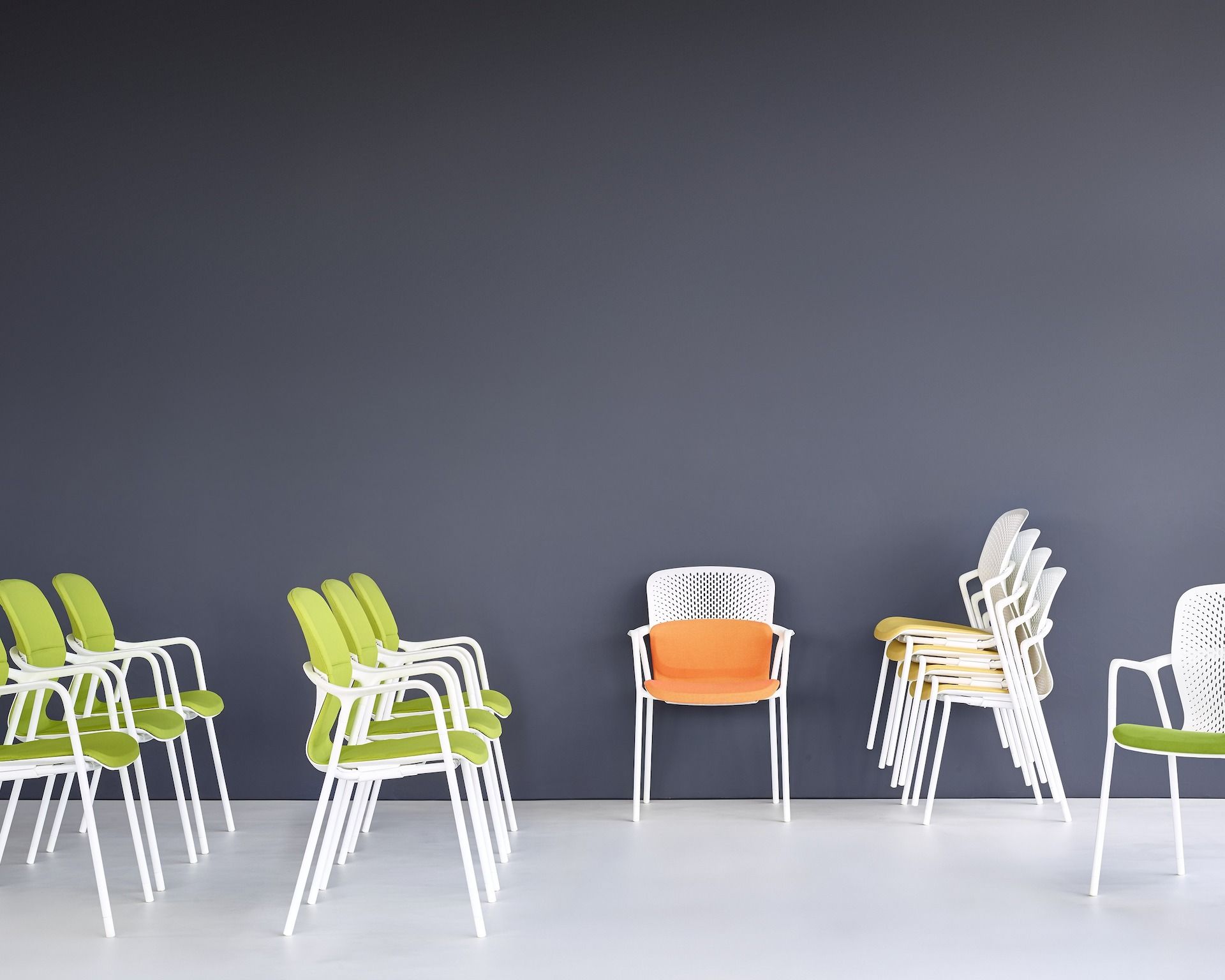 Штабелируемый стул с подлокотниками Herman Miller Keyn ARCH-00145587 - Вид №24