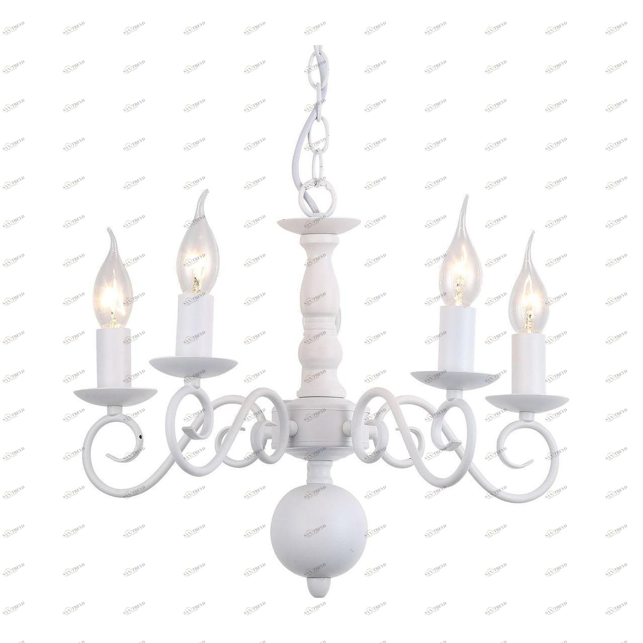 Подвесная люстра Arte Lamp A1129LM-5WH ARTE LAMP ДИЗАЙНЕРСКИЕ 187633 Белый 