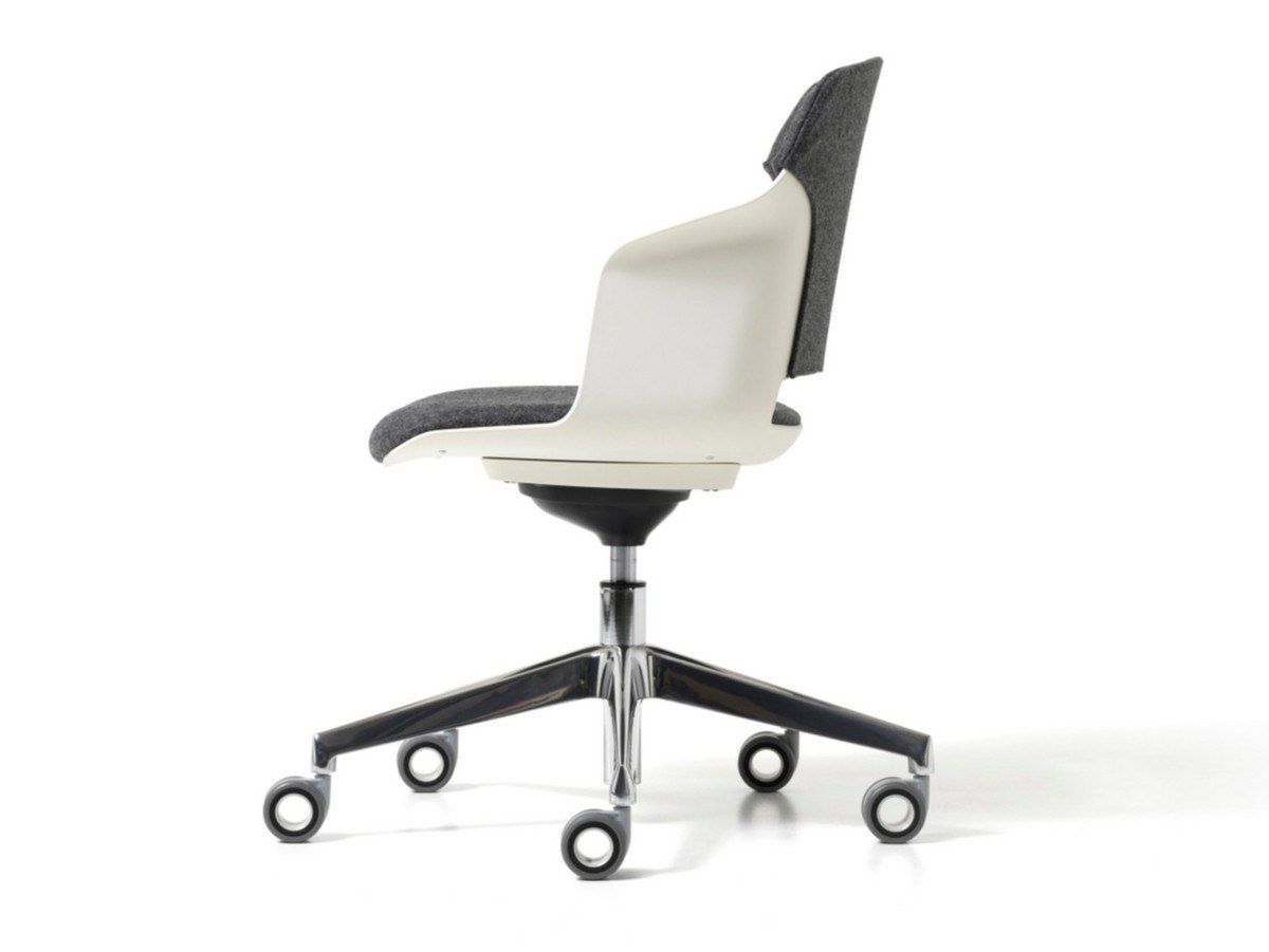 Регулируемое по высоте офисное кресло из полипропилена с колесами Diemme Clop ARCH-00108113 - Вид №9