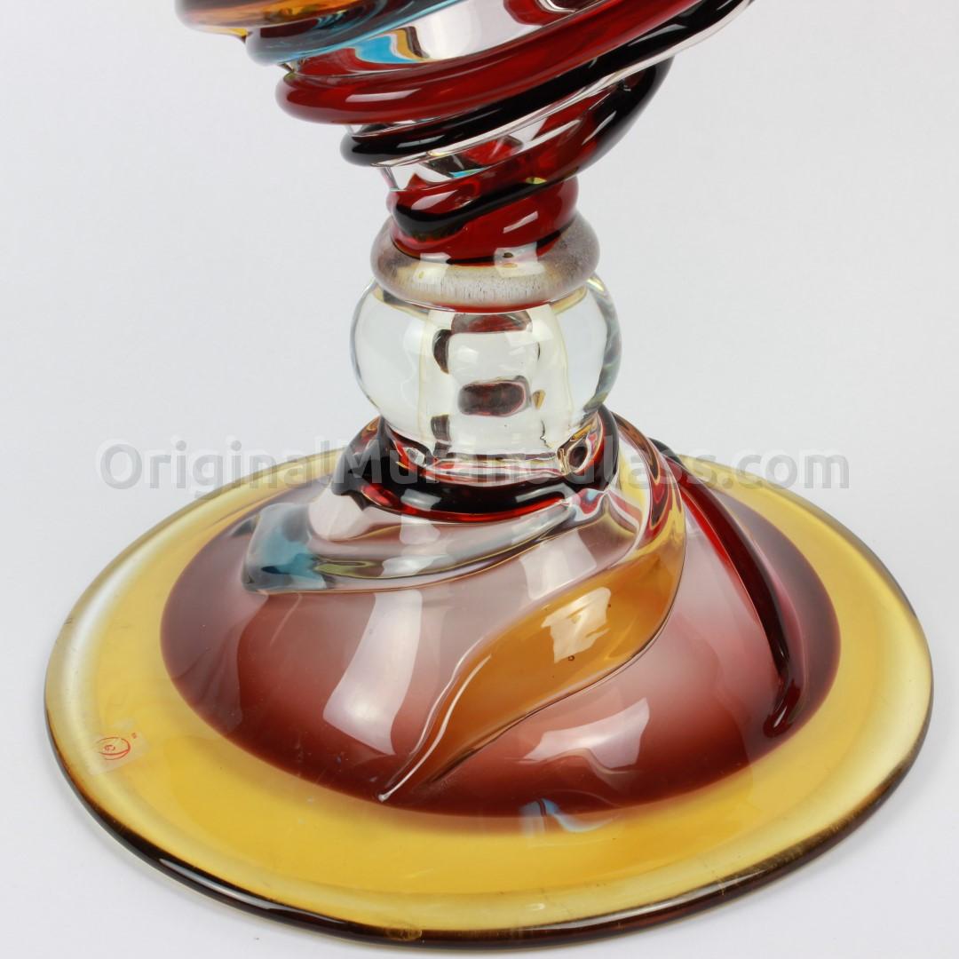 578 ORIGINALMURANOGLASS Чаша для фруктов Королевская - муранское стекло OMG 35 см  - Вид №1