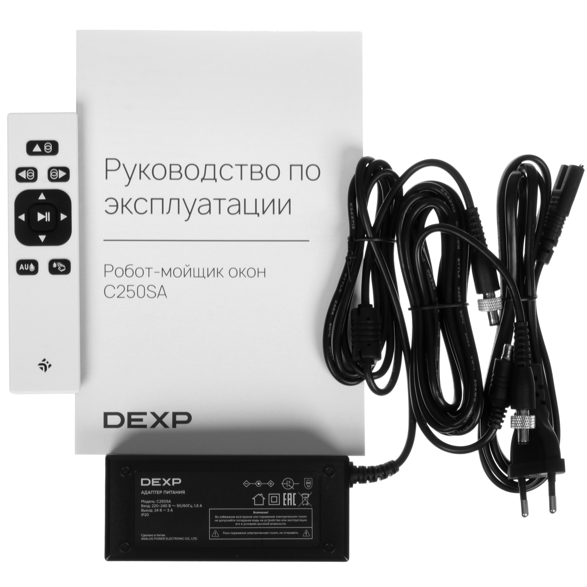 9103626 Робот-мойщик окон DEXP C250SA серый STDN-0082774 - Вид №11