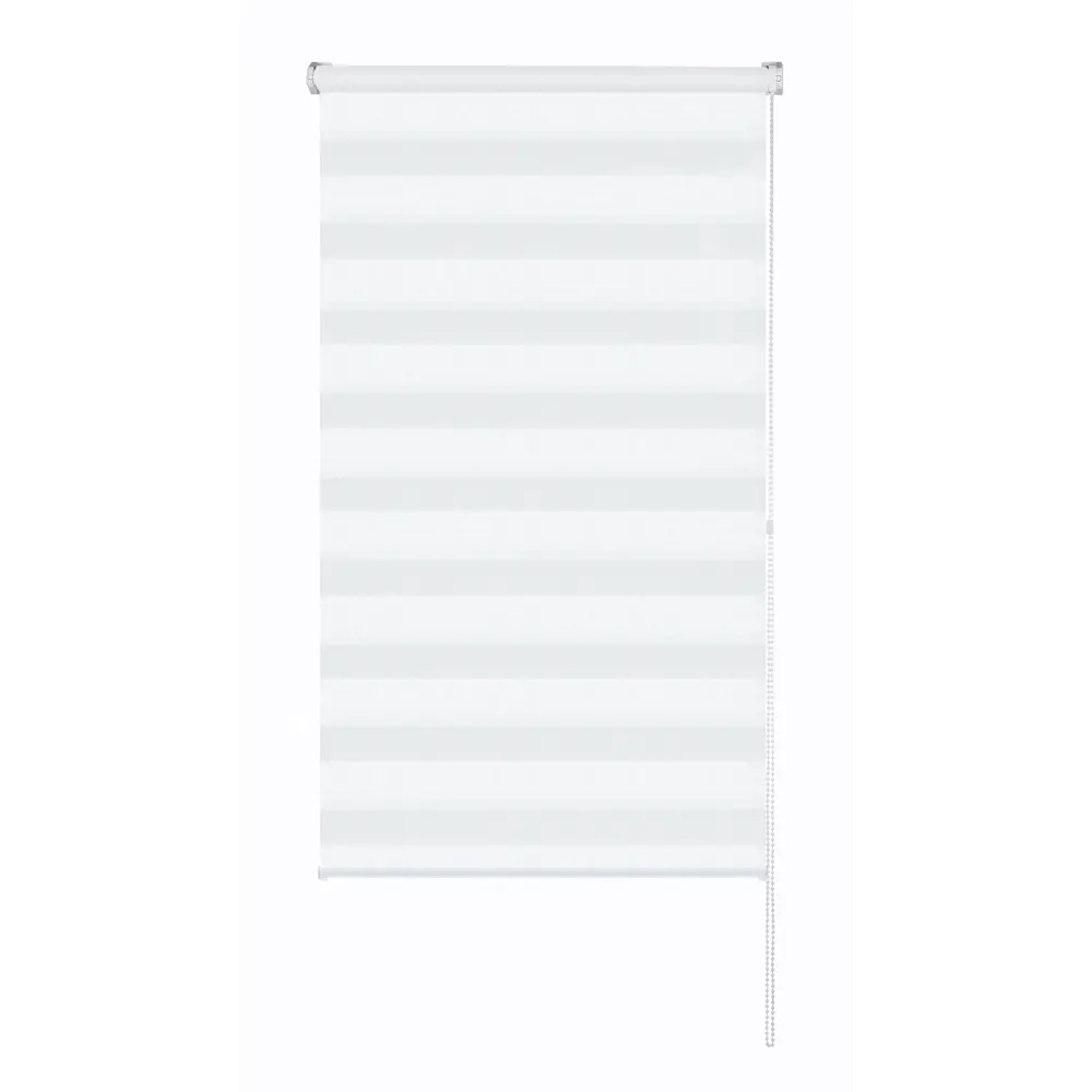 Рулонная штора день-ночь MIAMOZA Москва 140×175 см белая 89411426 STLM-1574598