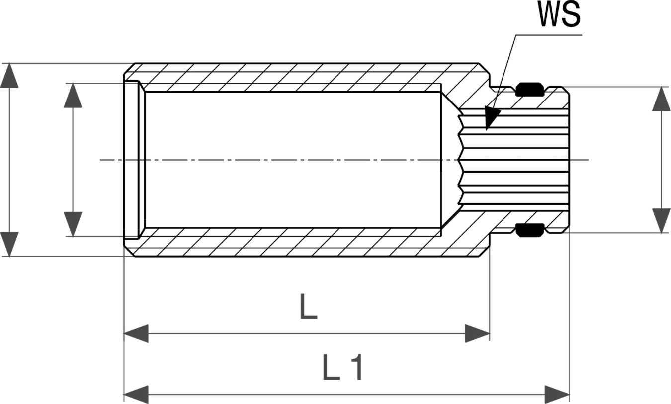 276 430 Модель 2032.9 Трубопроводные системы  Pexfit Pro  Водорозетки для прохода через стену Santreyd  - Вид №3
