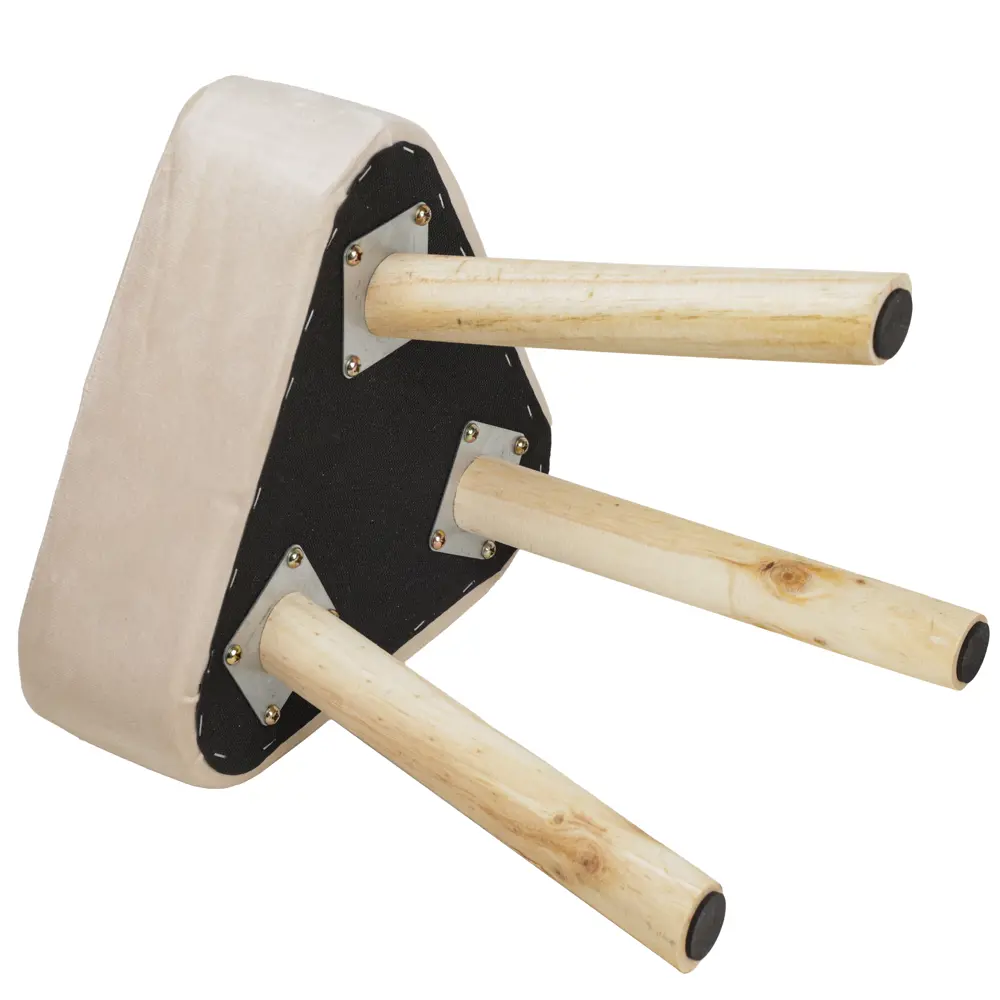 Пуф Dream River треугольный на деревянных ножках бежевый 32x36 см 89432353 STLM-1575355 - Вид №3