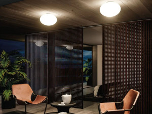 Пластиковый светодиодный наружный потолочный светильник