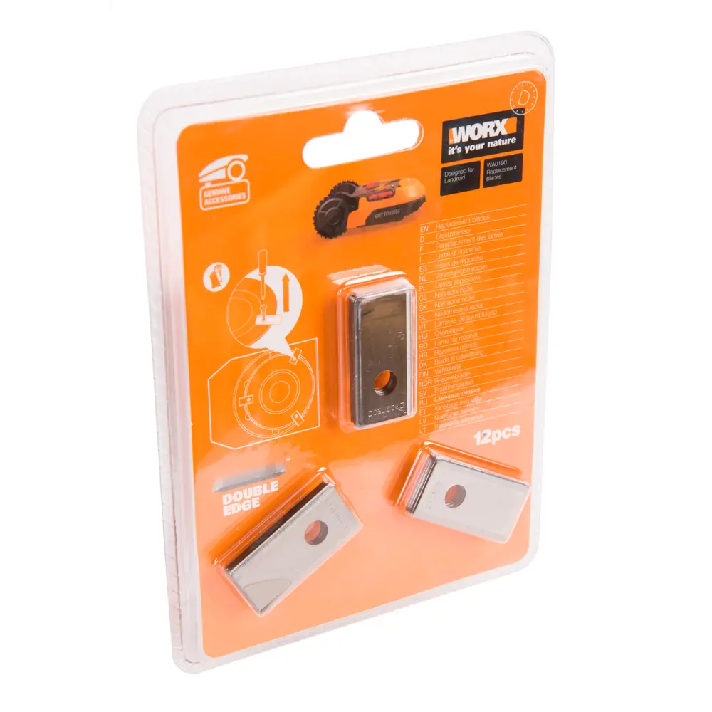 Ножи для робота-газонокосилки Worx Landroid, 12 шт STLM-2114766